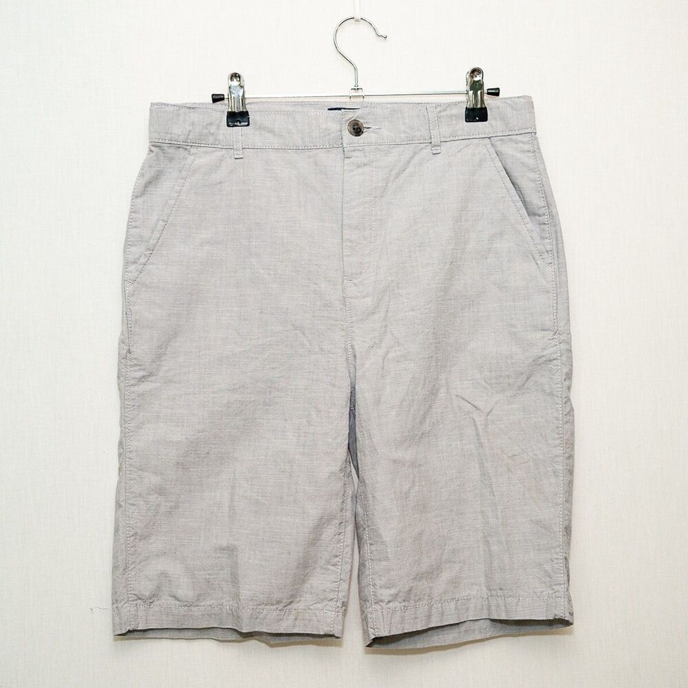 Children's‎ Place Boys 16 crosshatch woven Chino Shorts gray NEW